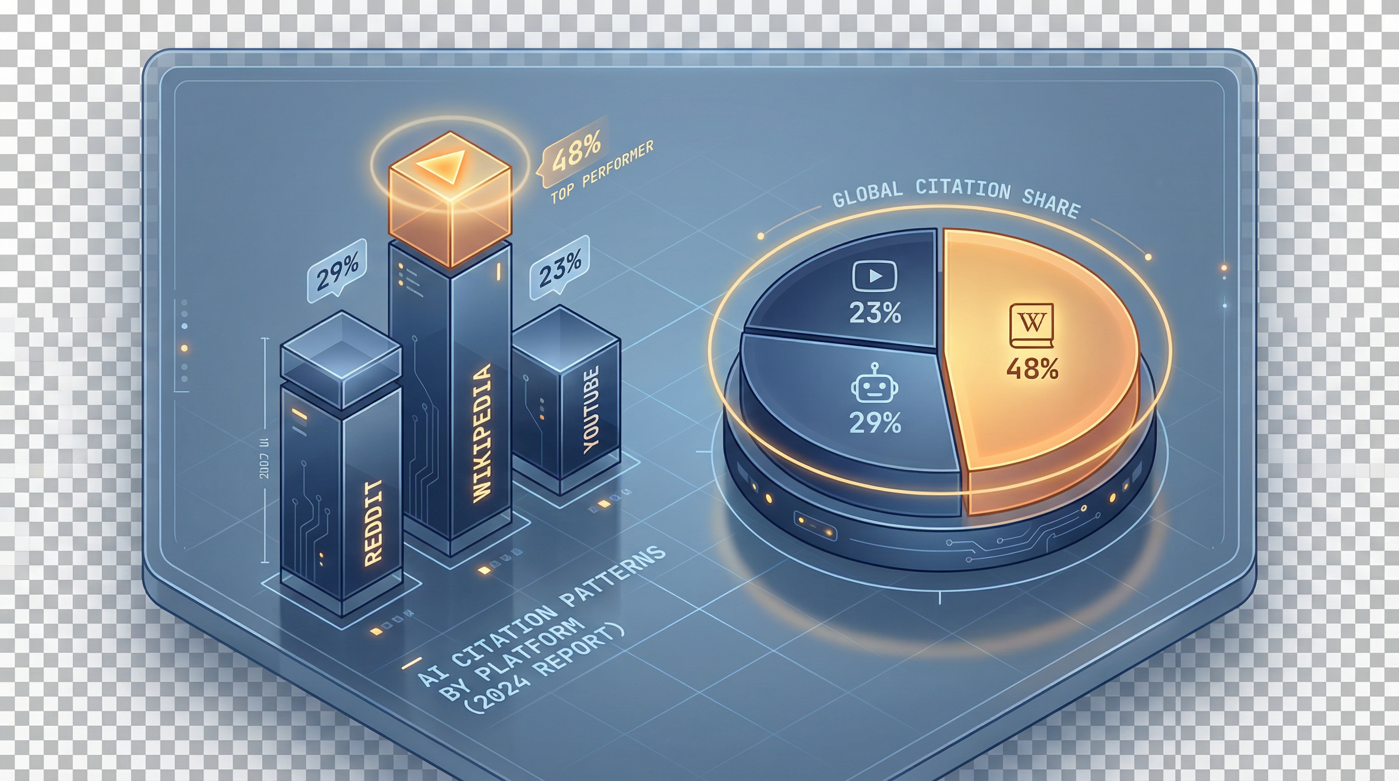 AI citation patterns visualization